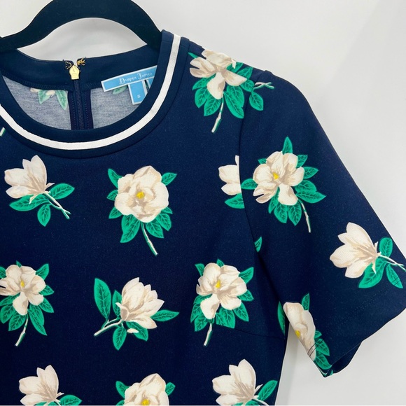 Draper James Magnolia Floral Bodycon Knee Length Bodycon Mini Dress Small - Picture 11 of 12